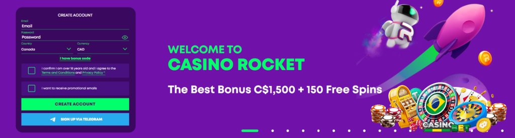 rocket casino.